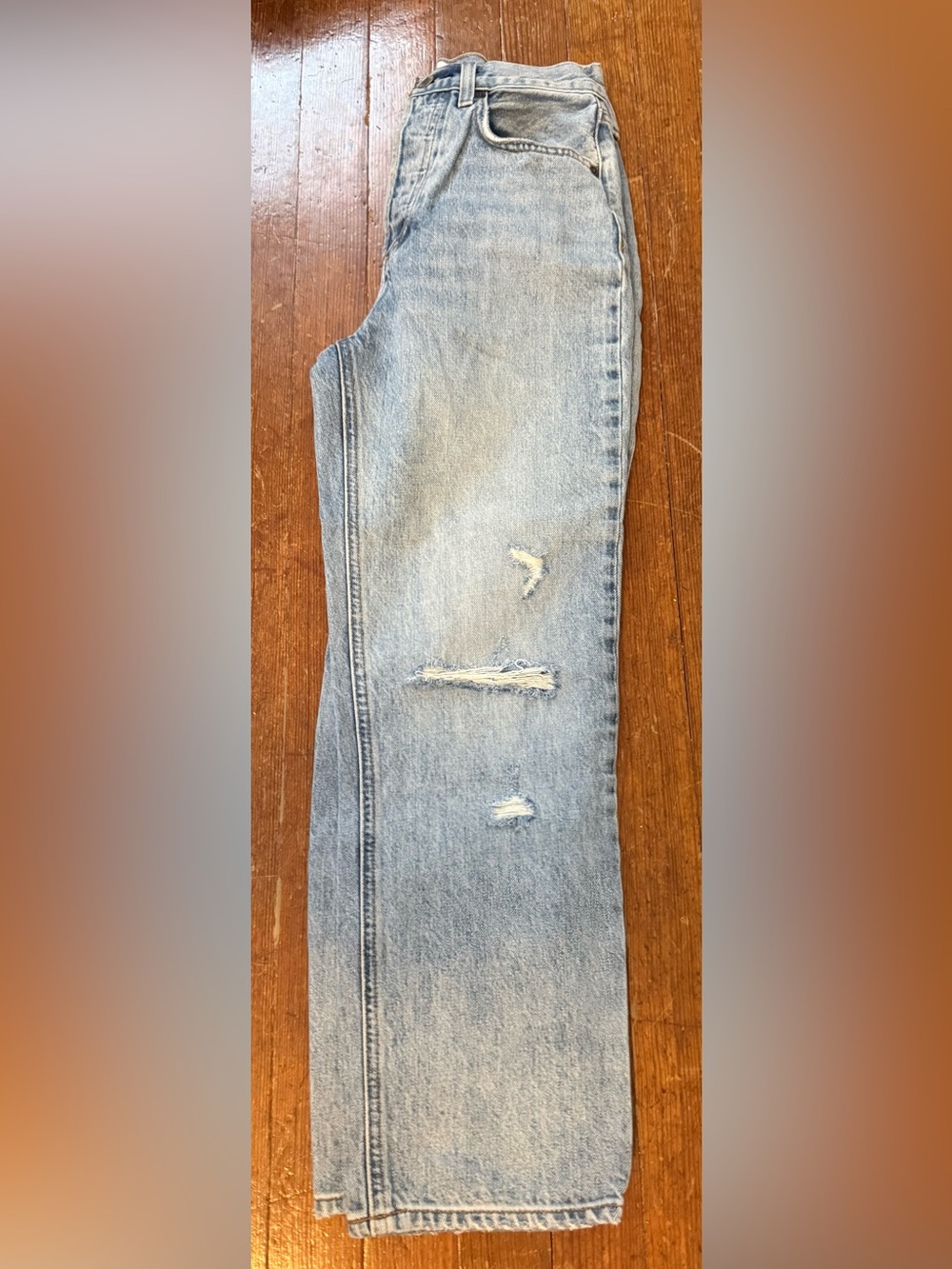 Aritzia denim forum Joni High Rise loose Size 25 26L
